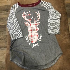 A cute and soft never worn Christmas shirt